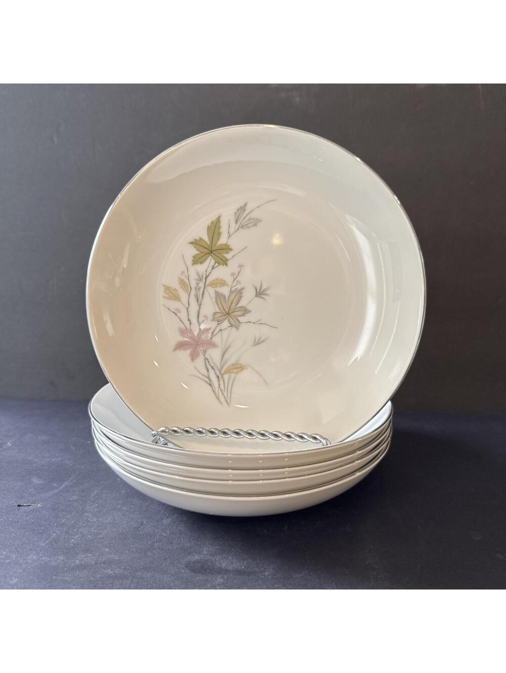 VTG Set Of 5 ROYAL M by MITA Sierra China Soup Bowls 7.75” Wide